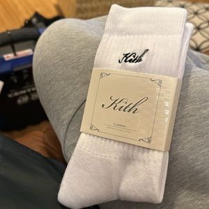 Kith script classic crew socks ✅✅✅✅